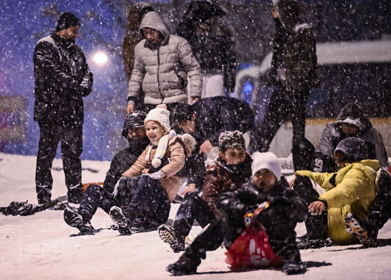 Kar ve tipi Ankara'yı beyaza bürüdü - Resim: 32