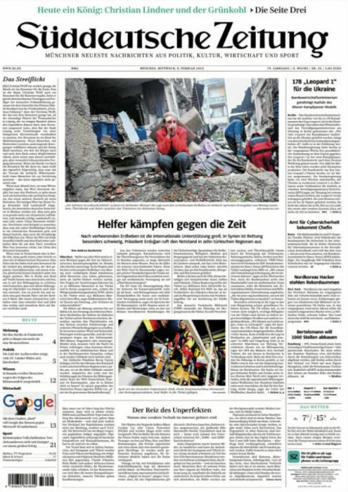 Türkiye’yi yıkan deprem dünya basınına böyle yansıdı - Resim: 9