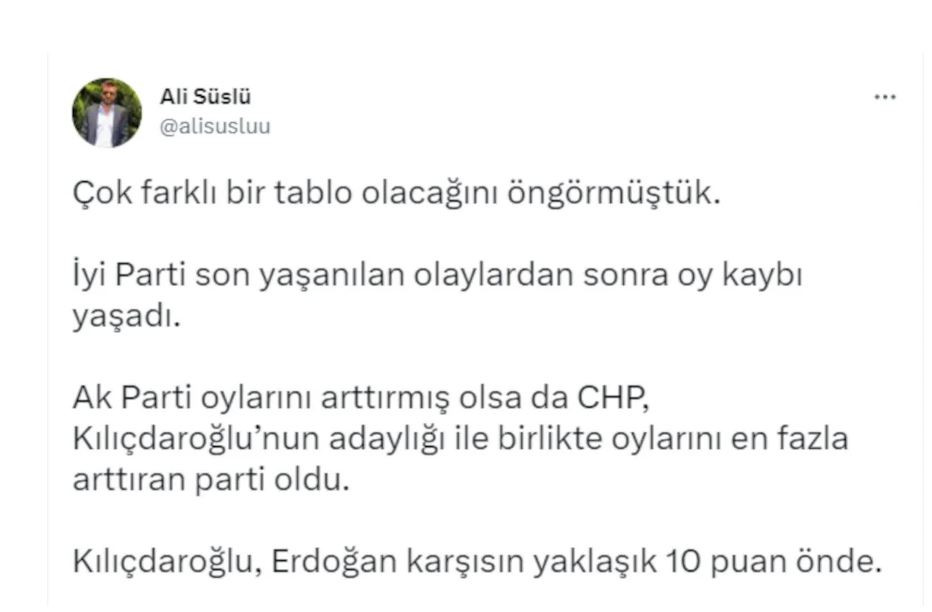 Partilerin oyu dikkat çekti. Üçüncü anket bomba gibi patladı Kılıçdaroğlu mu Erdoğan mı - Resim: 21