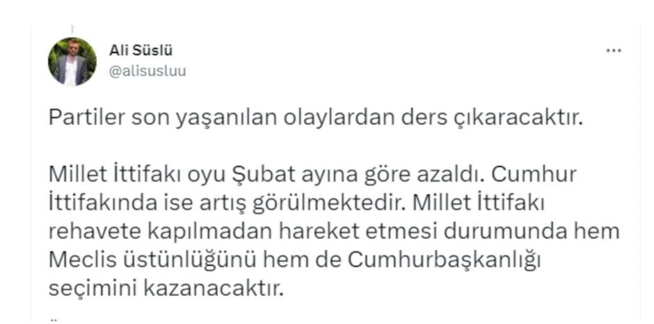 Partilerin oyu dikkat çekti. Üçüncü anket bomba gibi patladı Kılıçdaroğlu mu Erdoğan mı - Resim: 22