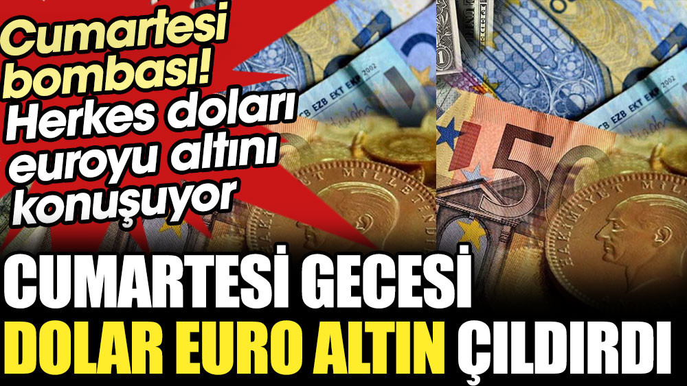 Piyasalarda cumartesi bombası! Herkes doları euroyu altını konuşuyor - Resim: 6