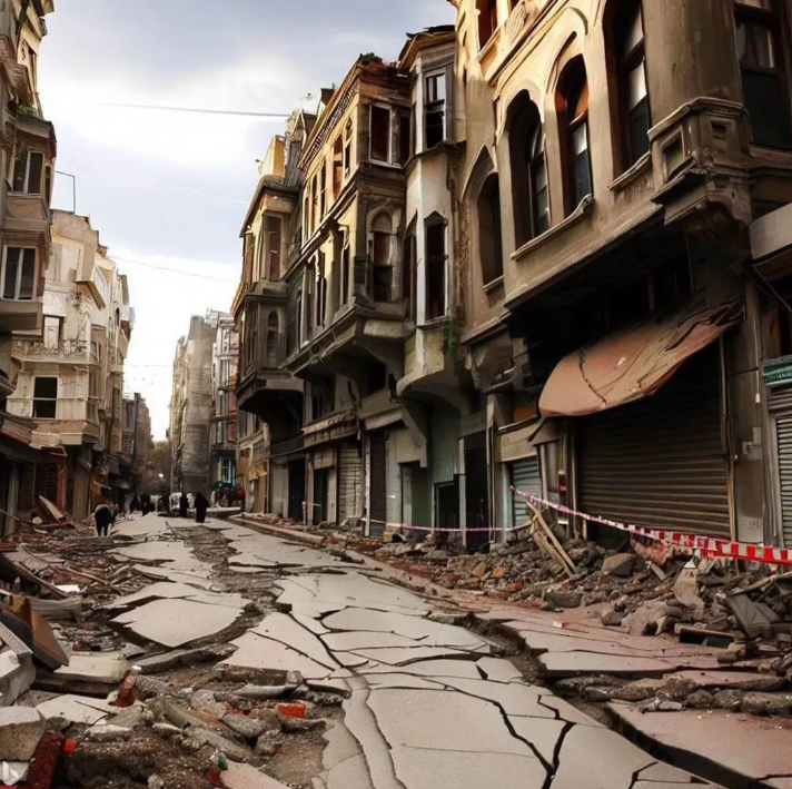 Yapay zeka İstanbul depremini çizdi. Resimler korkunç - Resim: 32