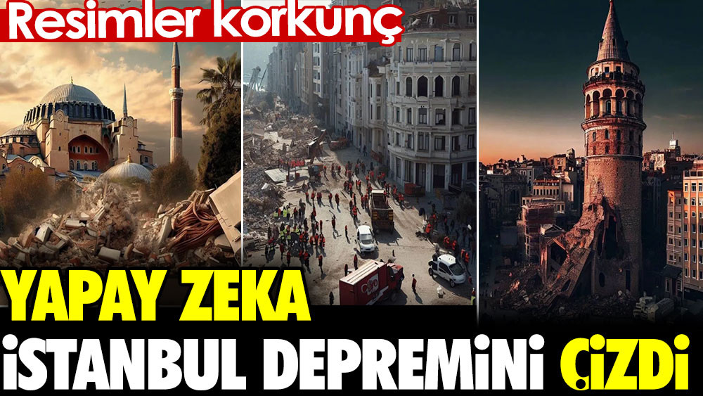 Yapay zeka İstanbul depremini çizdi. Resimler korkunç - Resim: 1