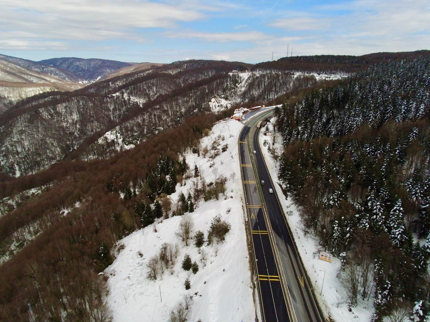 Bolu Dağı'nda kar manzarası havadan görüntülendi - Resim: 7