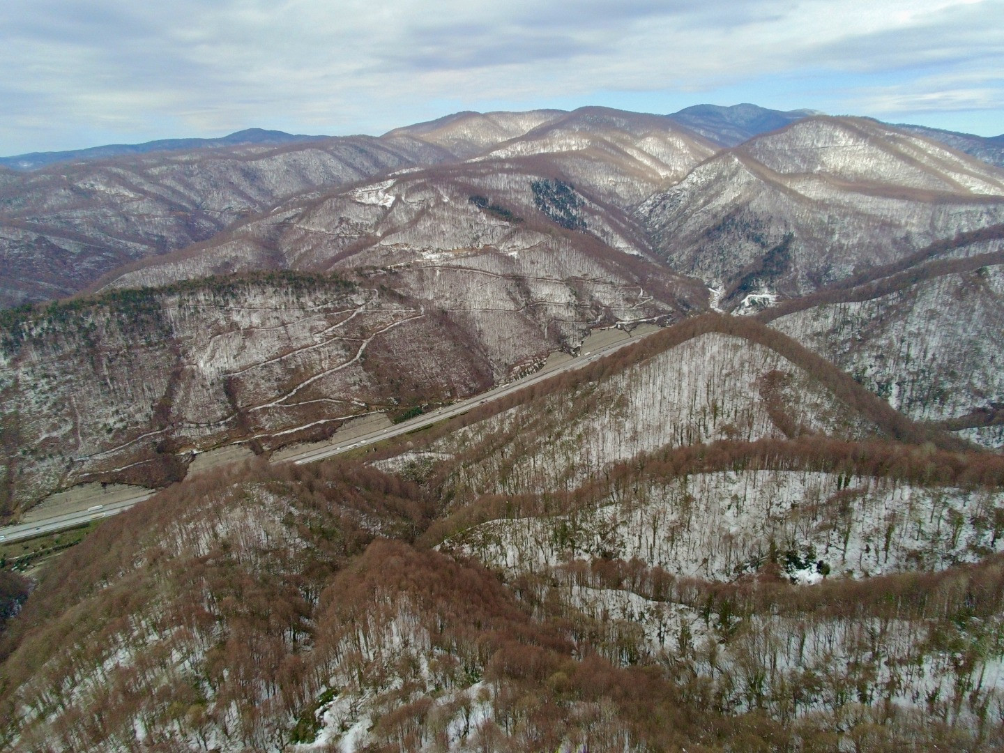 Bolu Dağı'nda kar manzarası havadan görüntülendi - Resim: 9