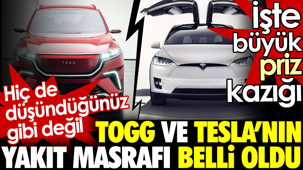 Togg ve Tesla'nın yakıt masrafı belli oldu. Hiç de düşündüğünüz gibi değil. İşte büyük priz kazığı - Resim: 1