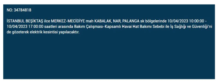 İstanbul'da elektrik kesintisi olacak ilçeler belli oldu - Resim: 11