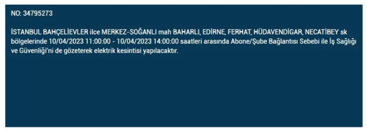 İstanbul'da elektrik kesintisi olacak ilçeler belli oldu - Resim: 5