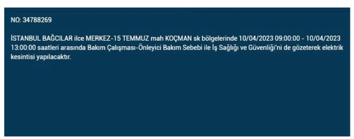İstanbul'da elektrik kesintisi olacak ilçeler belli oldu - Resim: 3