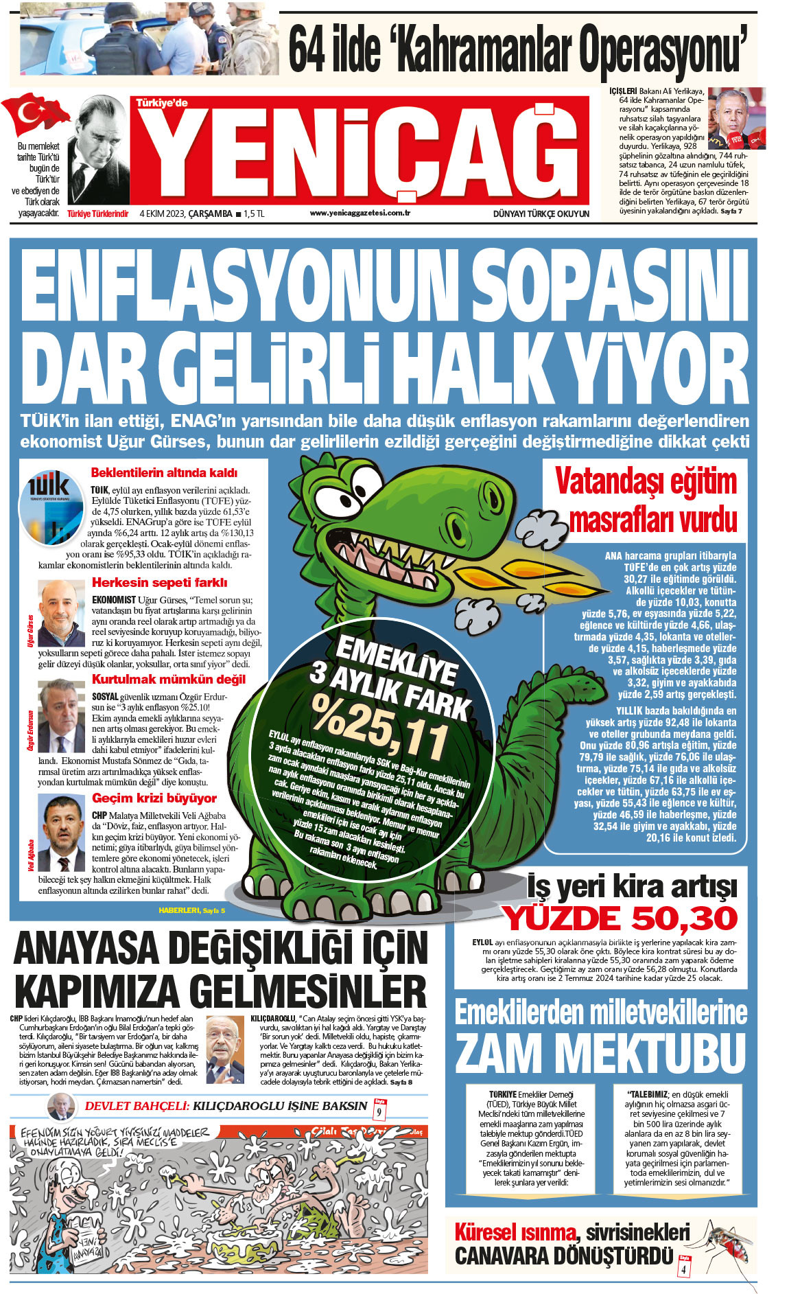 04 Ekim 2023 Çarşamba