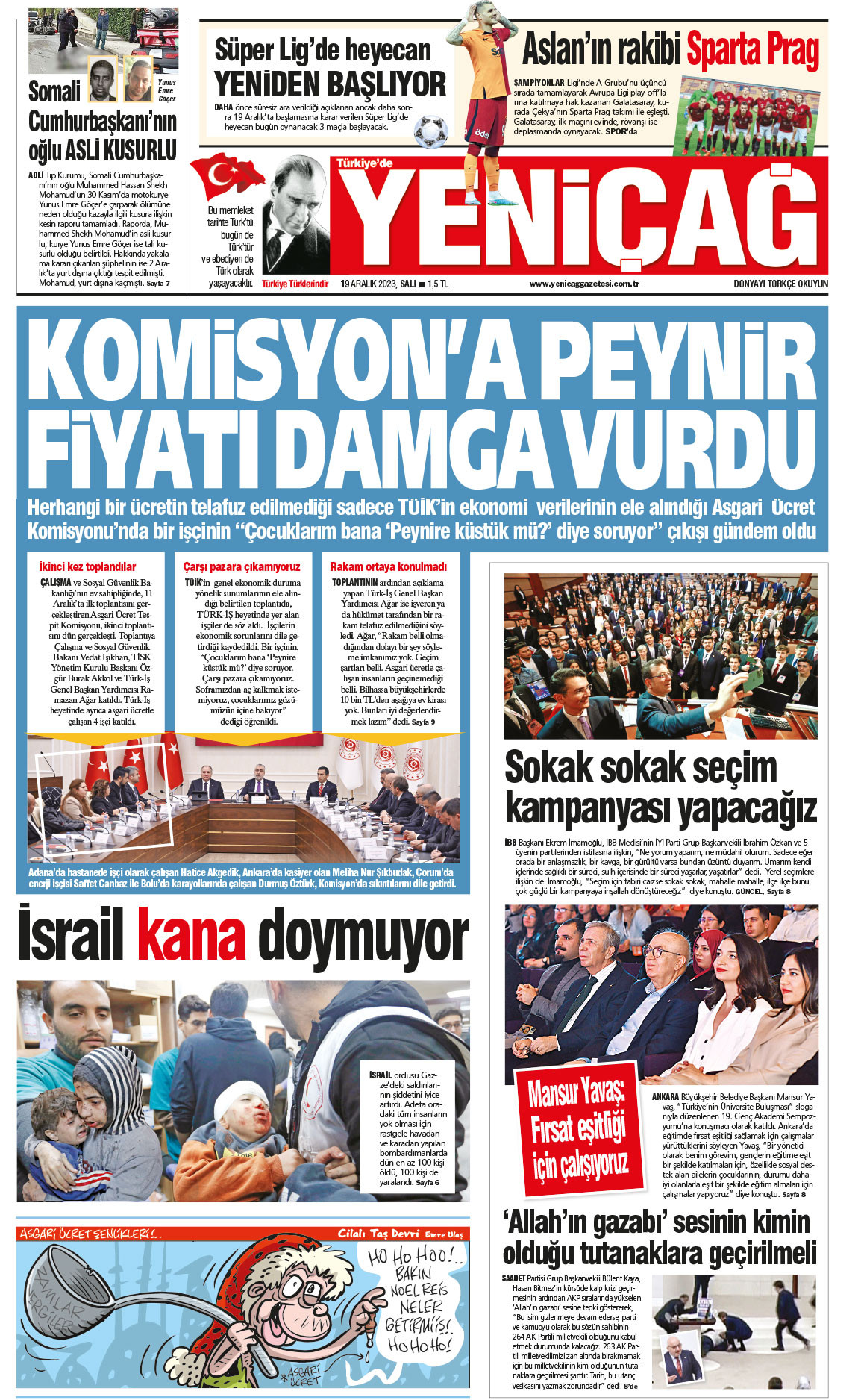 19 Aralık 2023 Salı