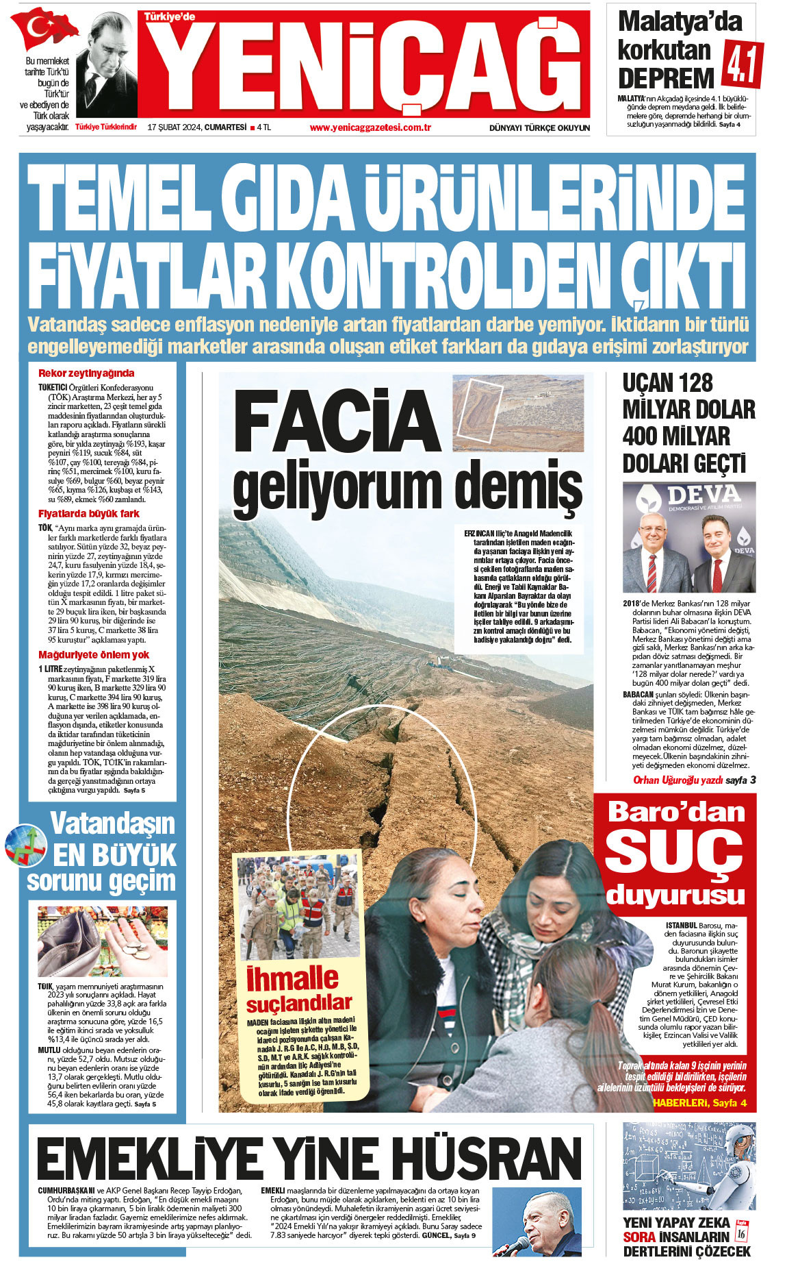 17 Şubat 2024 Cumartesi