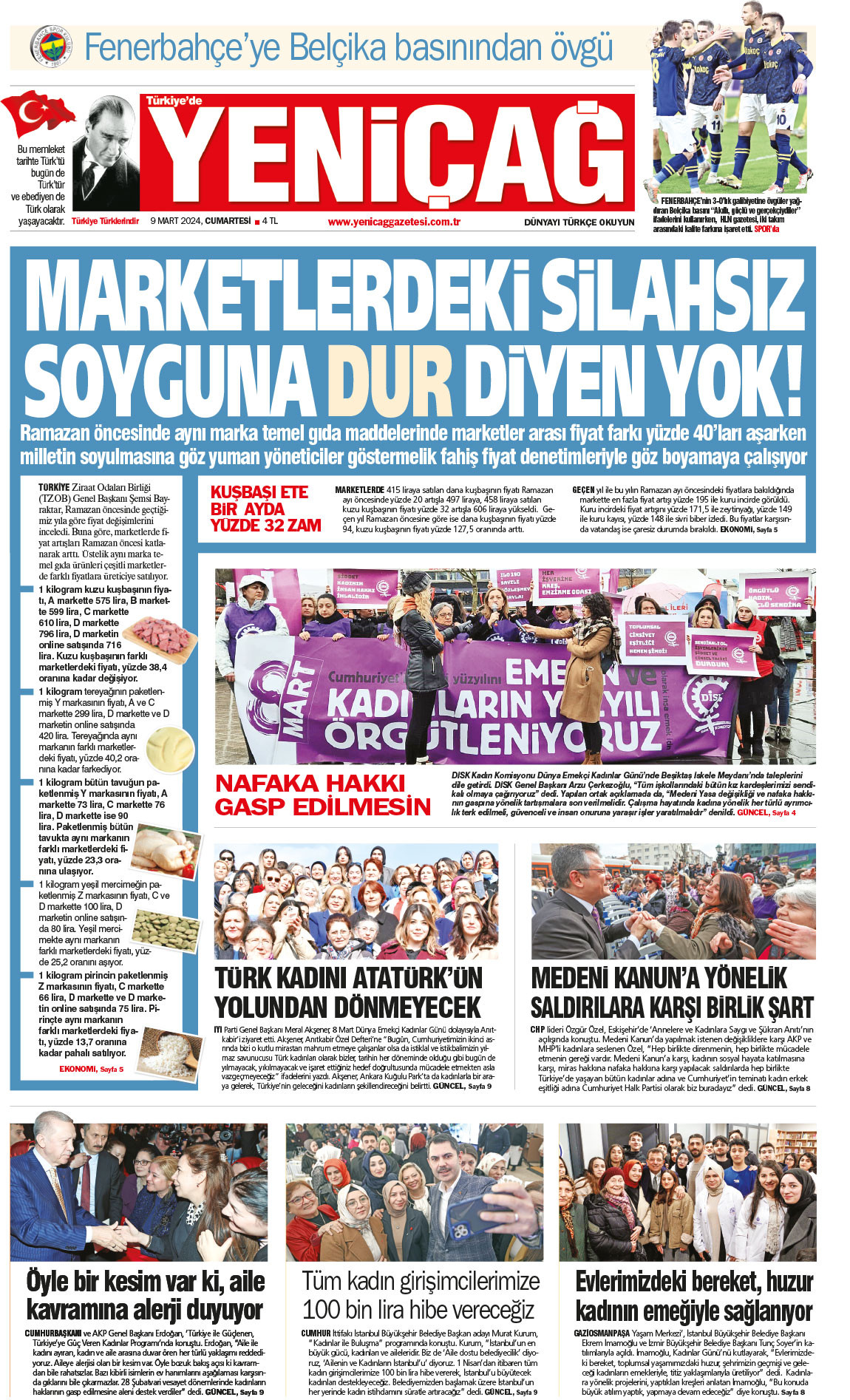 9 Mart 2024 Cumartesi