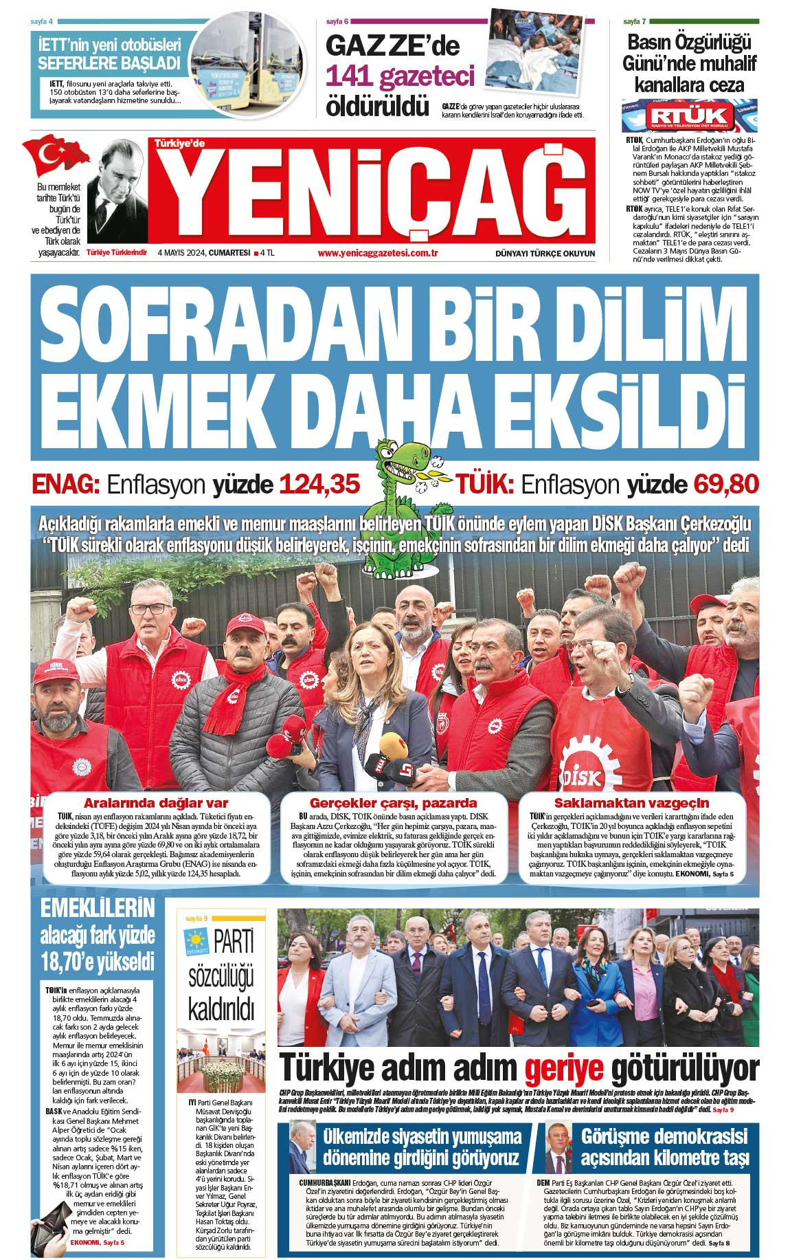 4 Mayıs 2024 Cumartesi