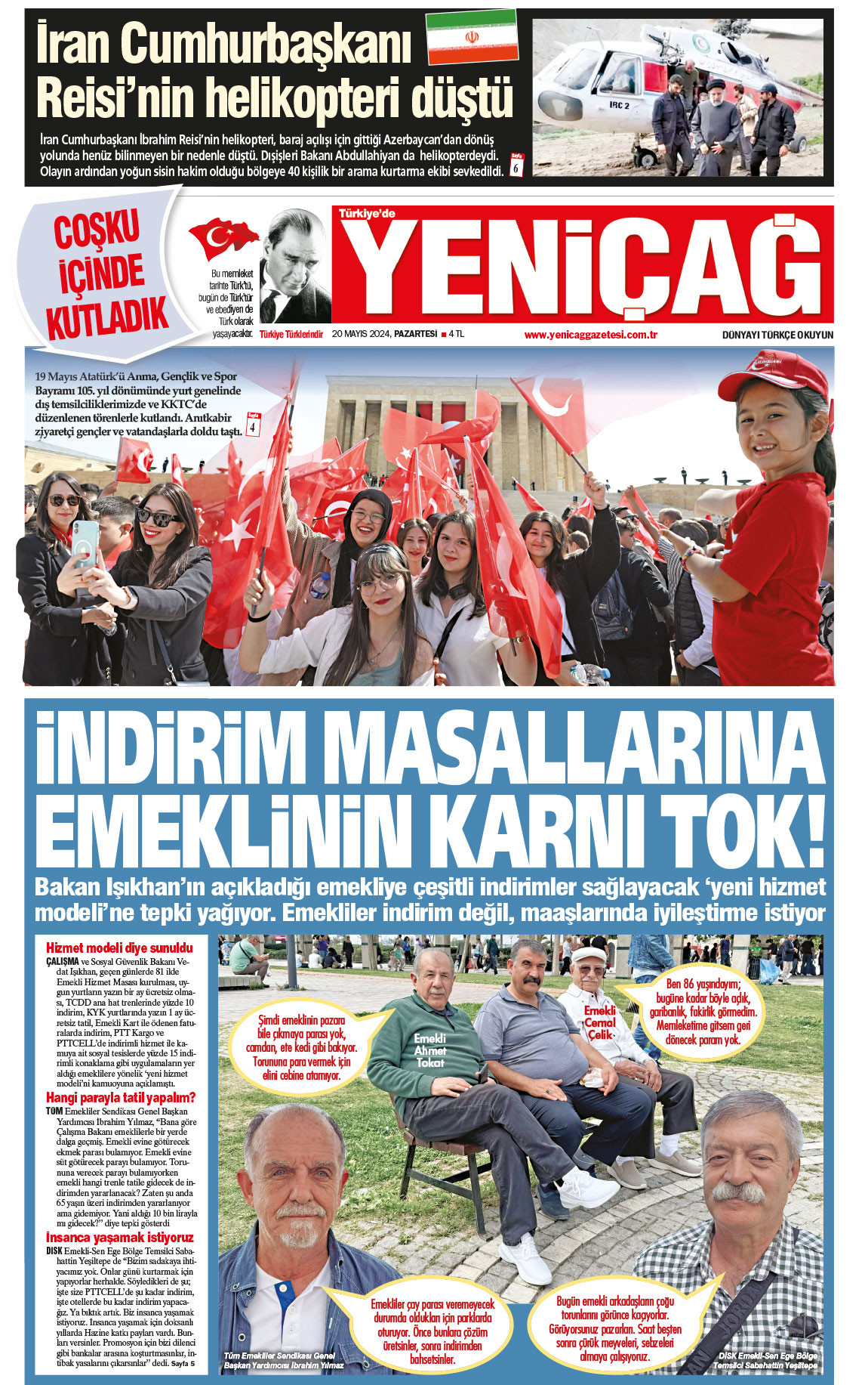 20 Mayıs 2024 Pazartesi