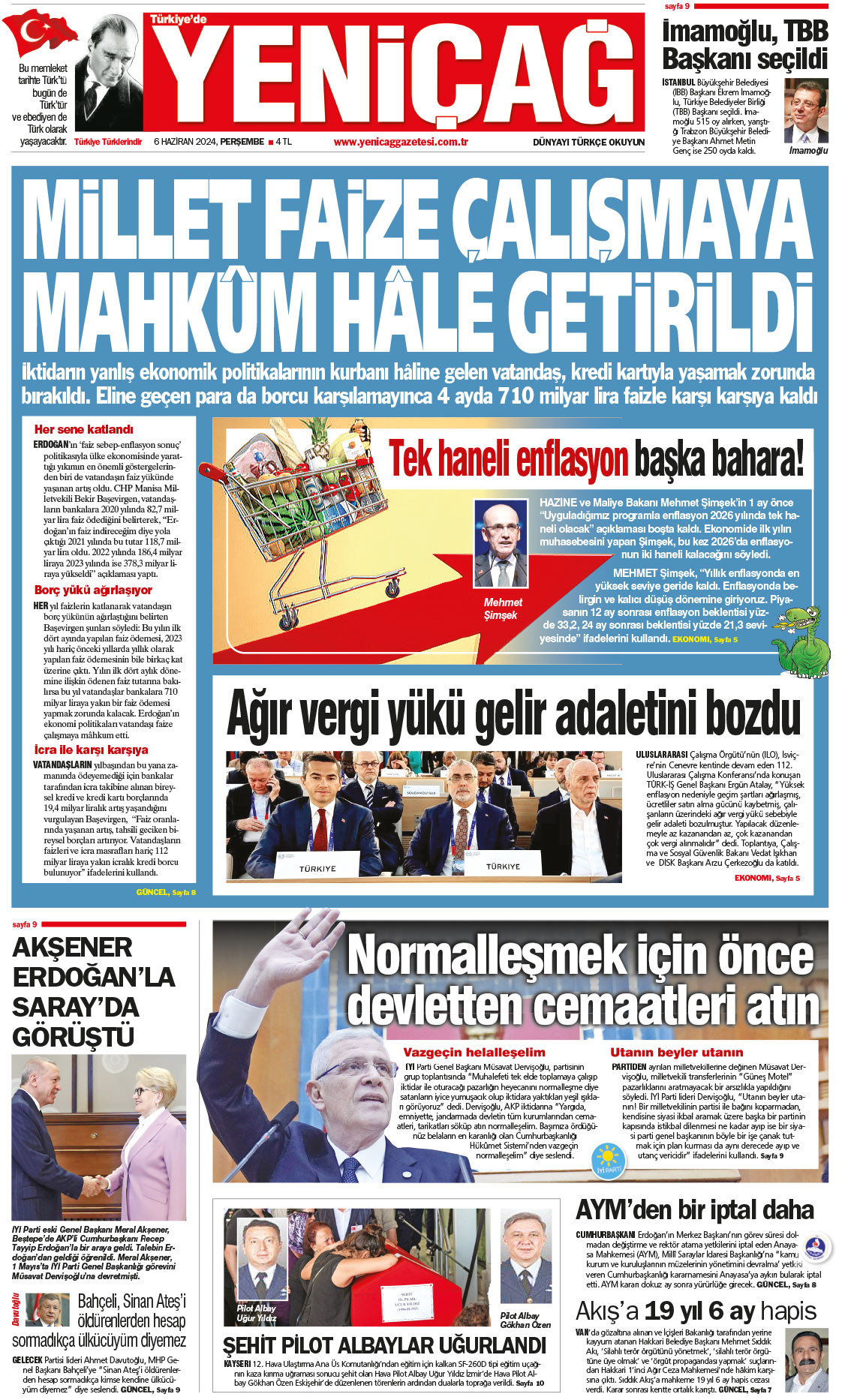 6 Haziran 2024 Perşembe