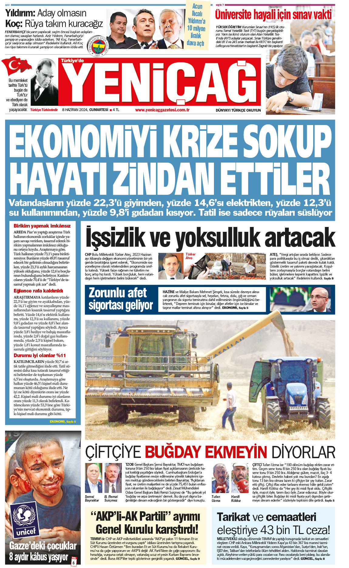 8 Haziran 2024 Cumartesi