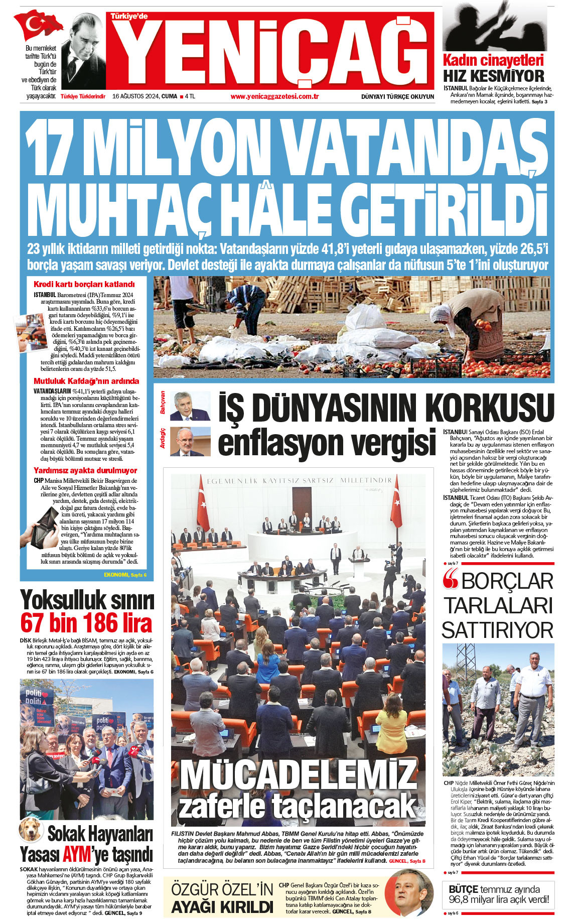 16 Ağustos 2024 Cuma