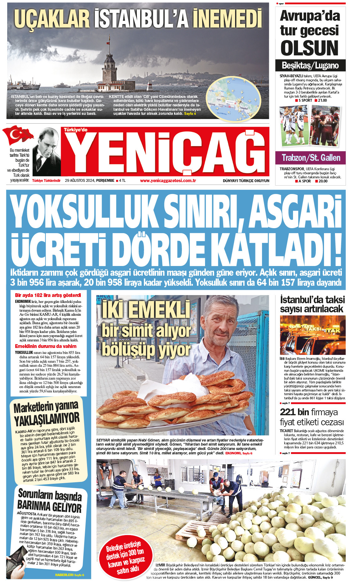 29 Ağustos 2024 Perşembe