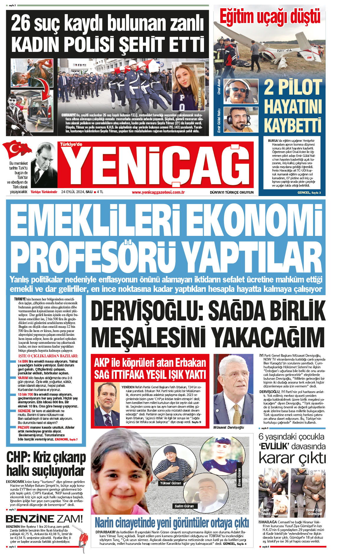 24 Eylül 2024 Salı