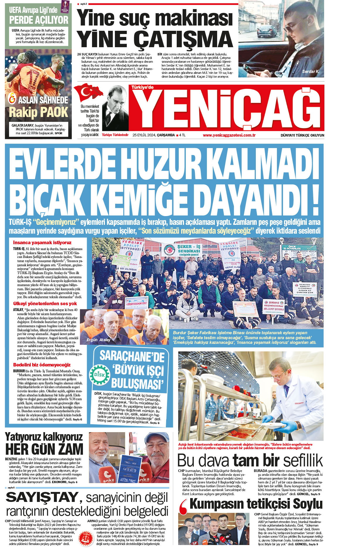 25 Eylül 2024 Çarşamba