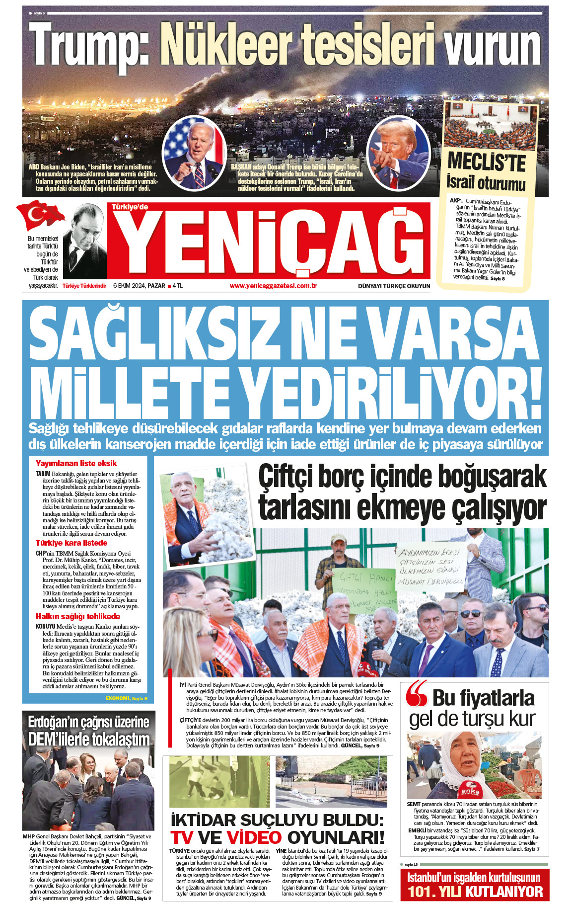 06 Ekim 2024 Pazar