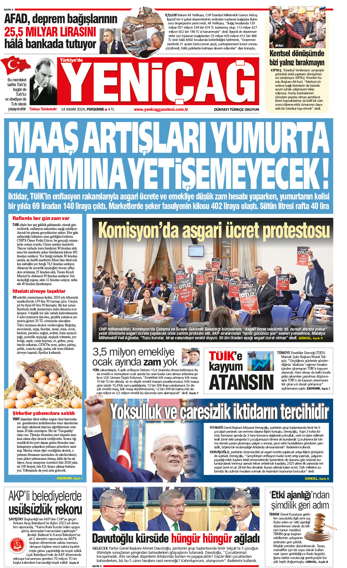 14 Kasım 2024 Perşembe