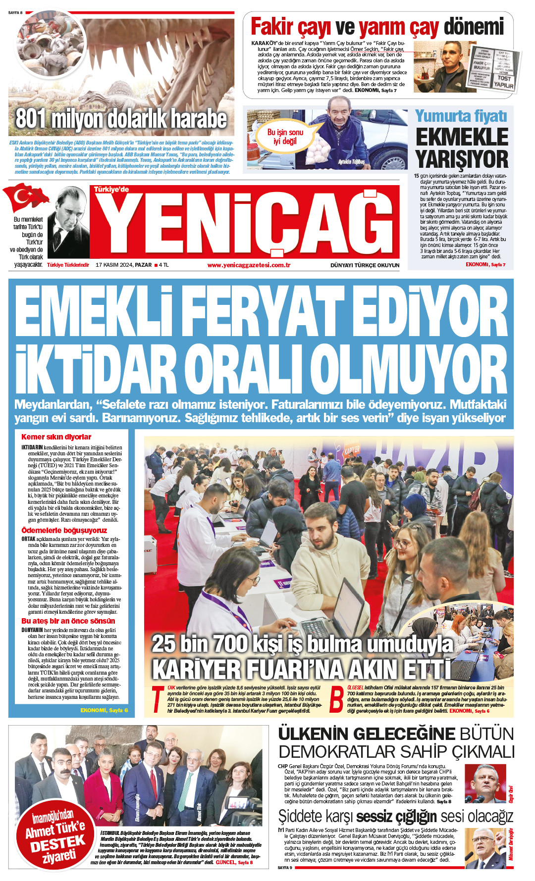 17 Kasım 2024 Pazar