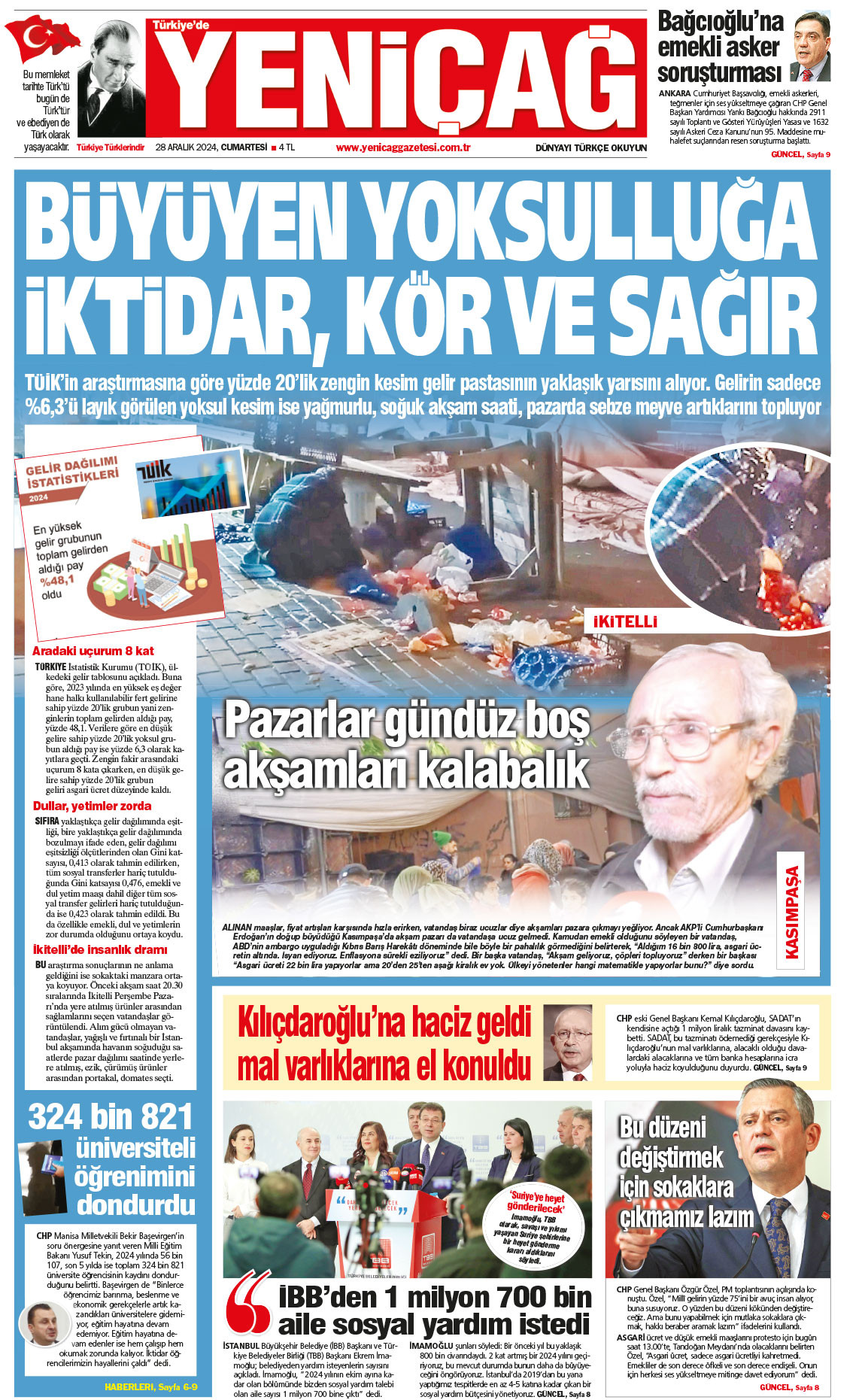 28 Aralık 2024 Cumartesi