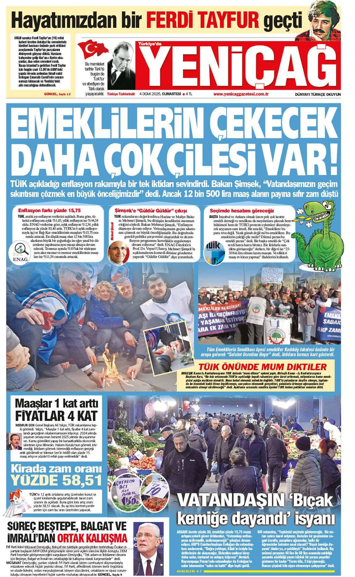 04 Ocak 2025 Cumartesi