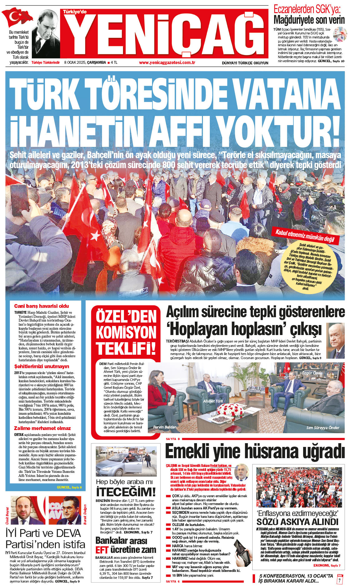 08 Ocak 2025 Çarşamba