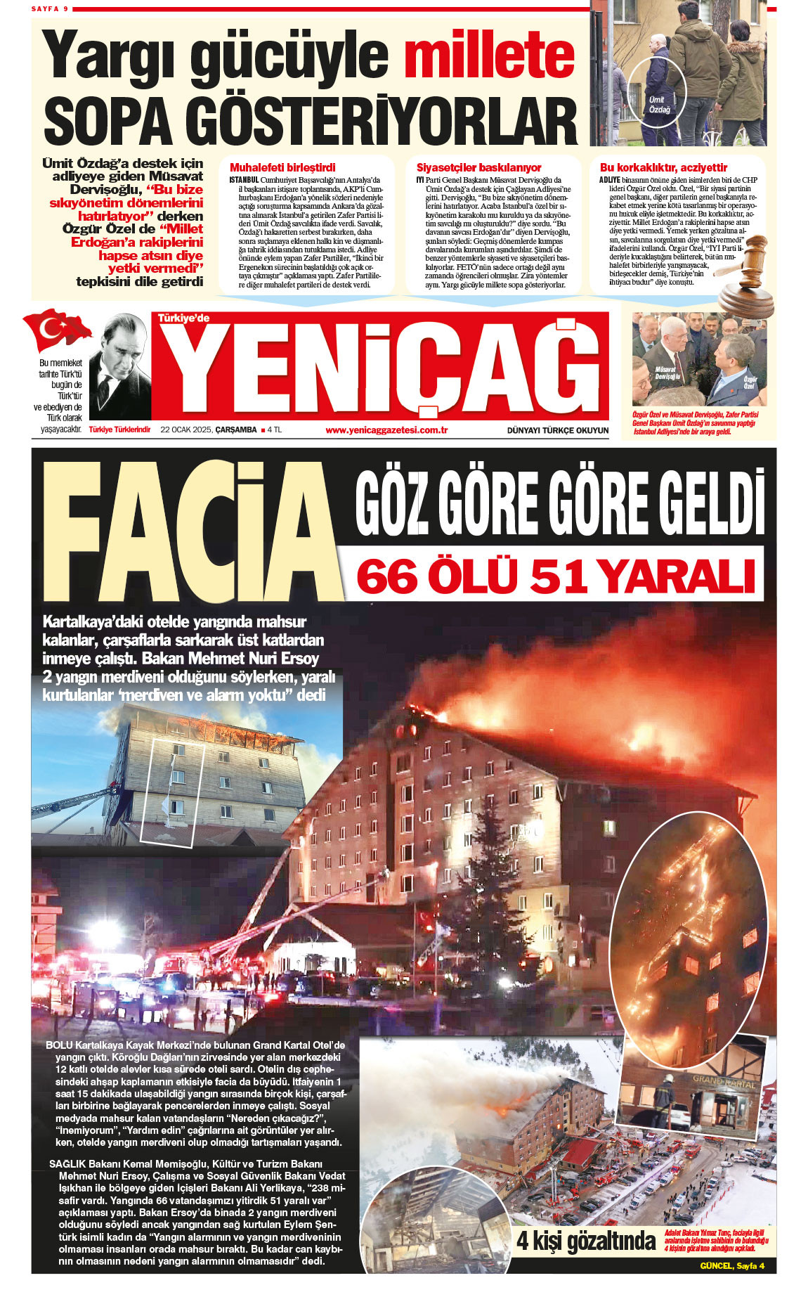 22 Ocak 2025 Çarşamba