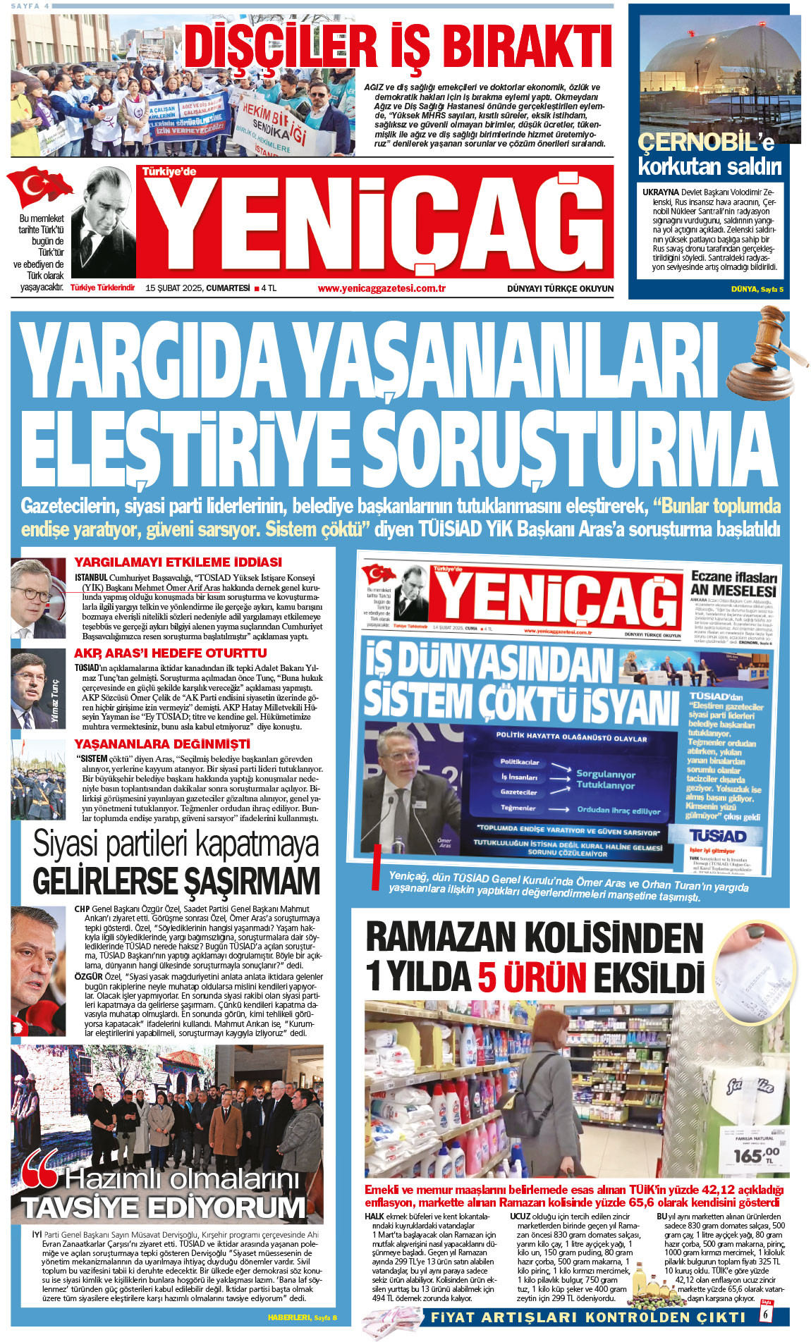 15 Şubat 2025 Cumartesi