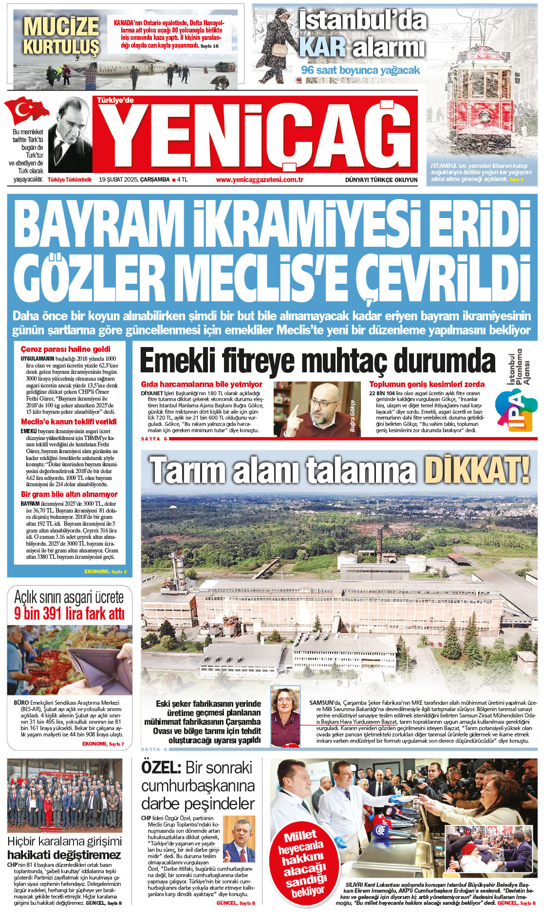 19 Şubat 2025 Çarşamba