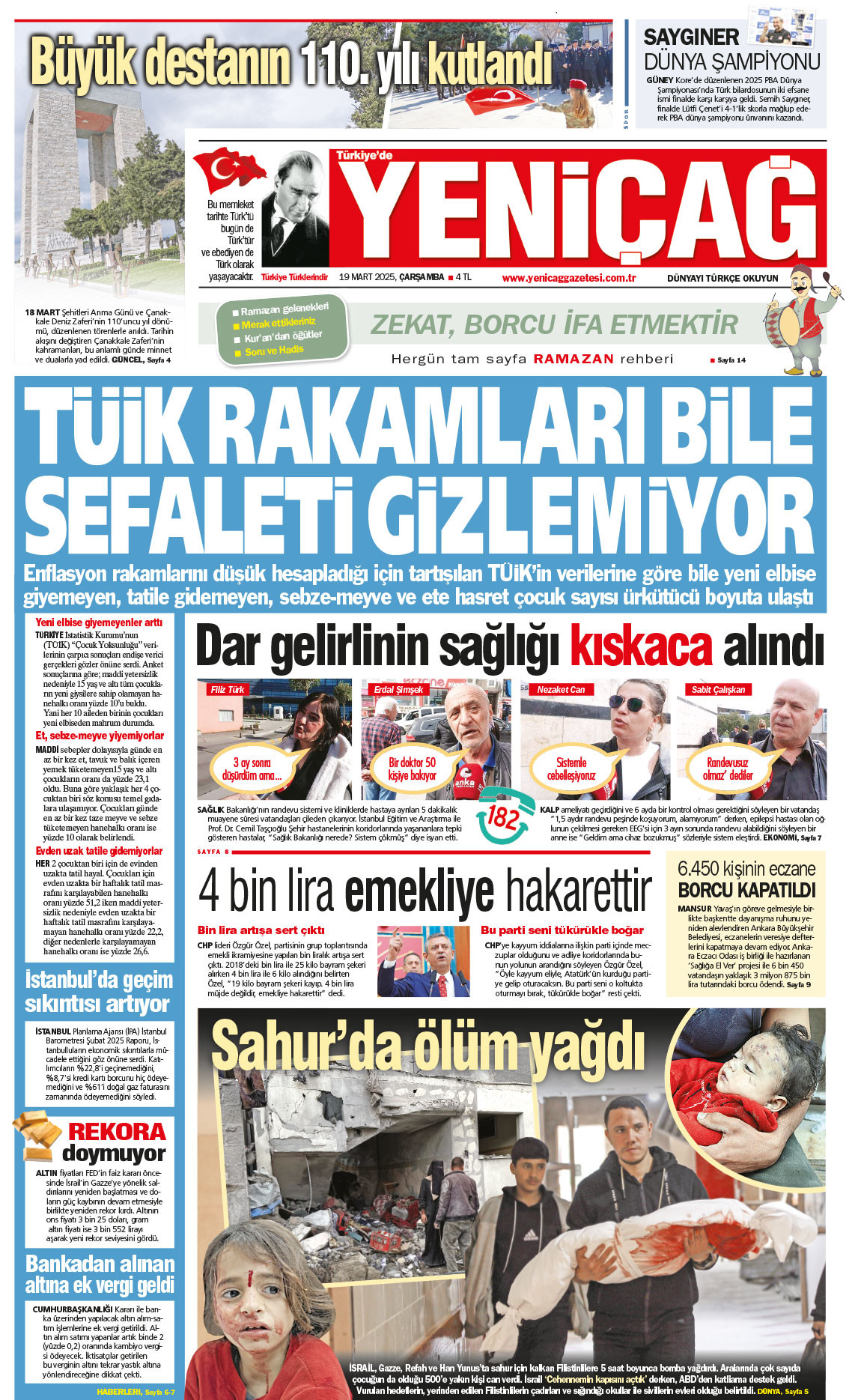 19 Mart 2025 Çarşamba