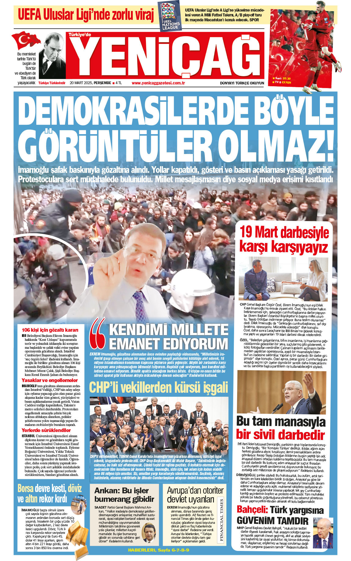 20 Mart 2025 Perşembe