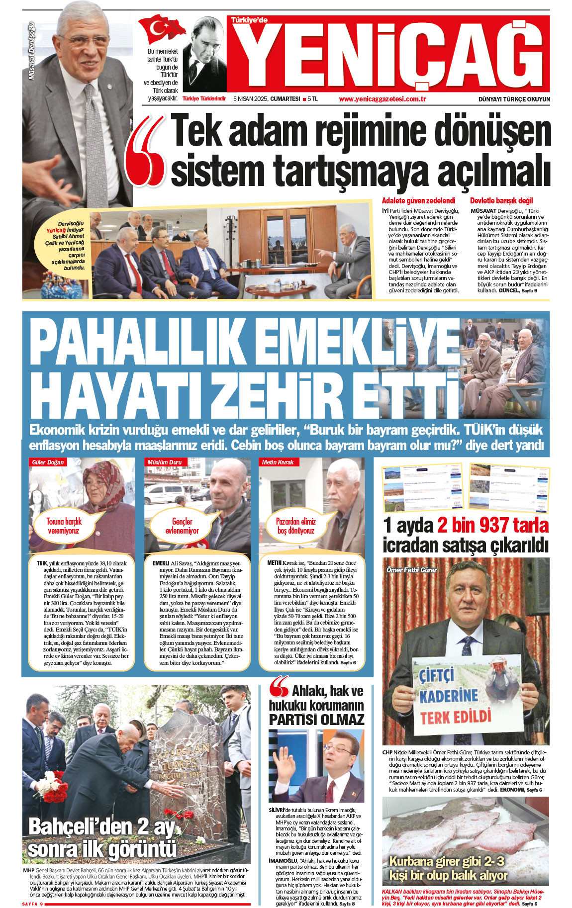 5 Nisan 2025 Cumartesi