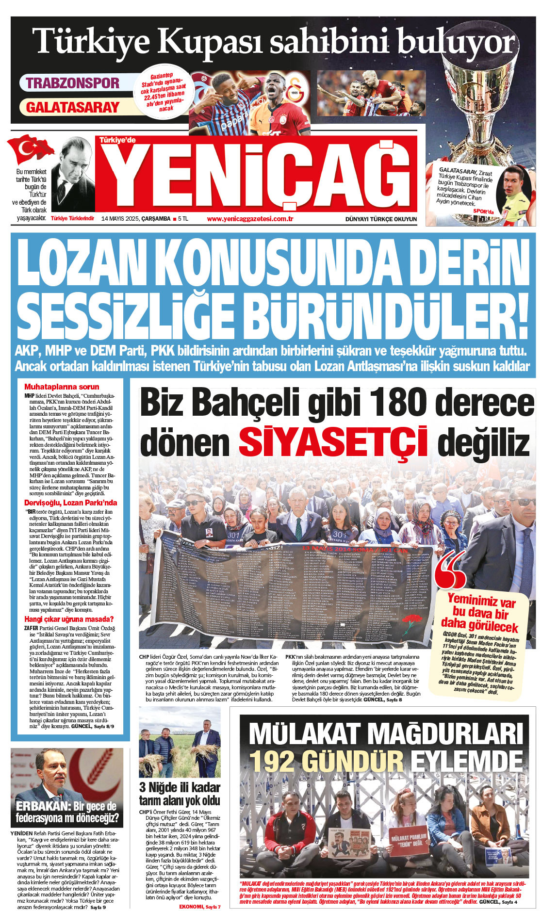 14 Mayıs 2025 Çarşamba