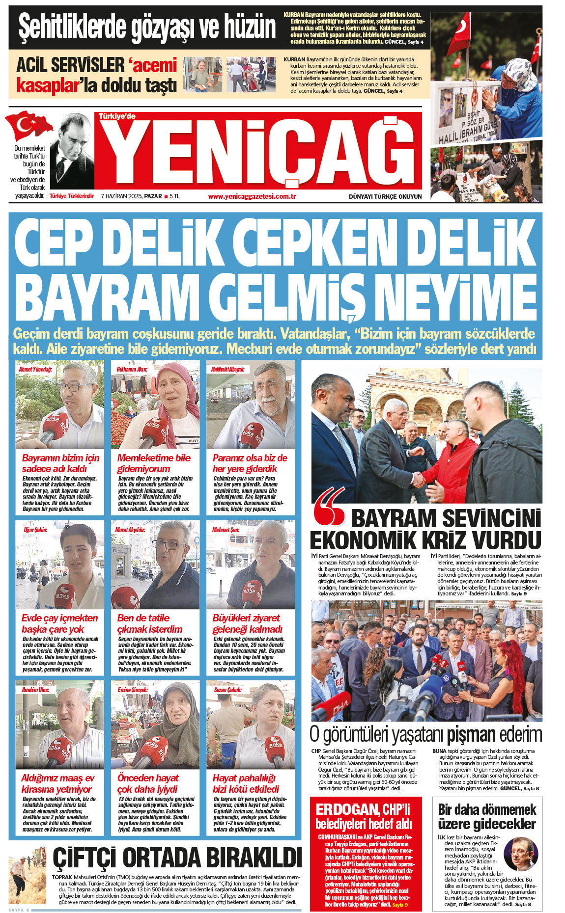 7 Haziran 2025 Cumartesi