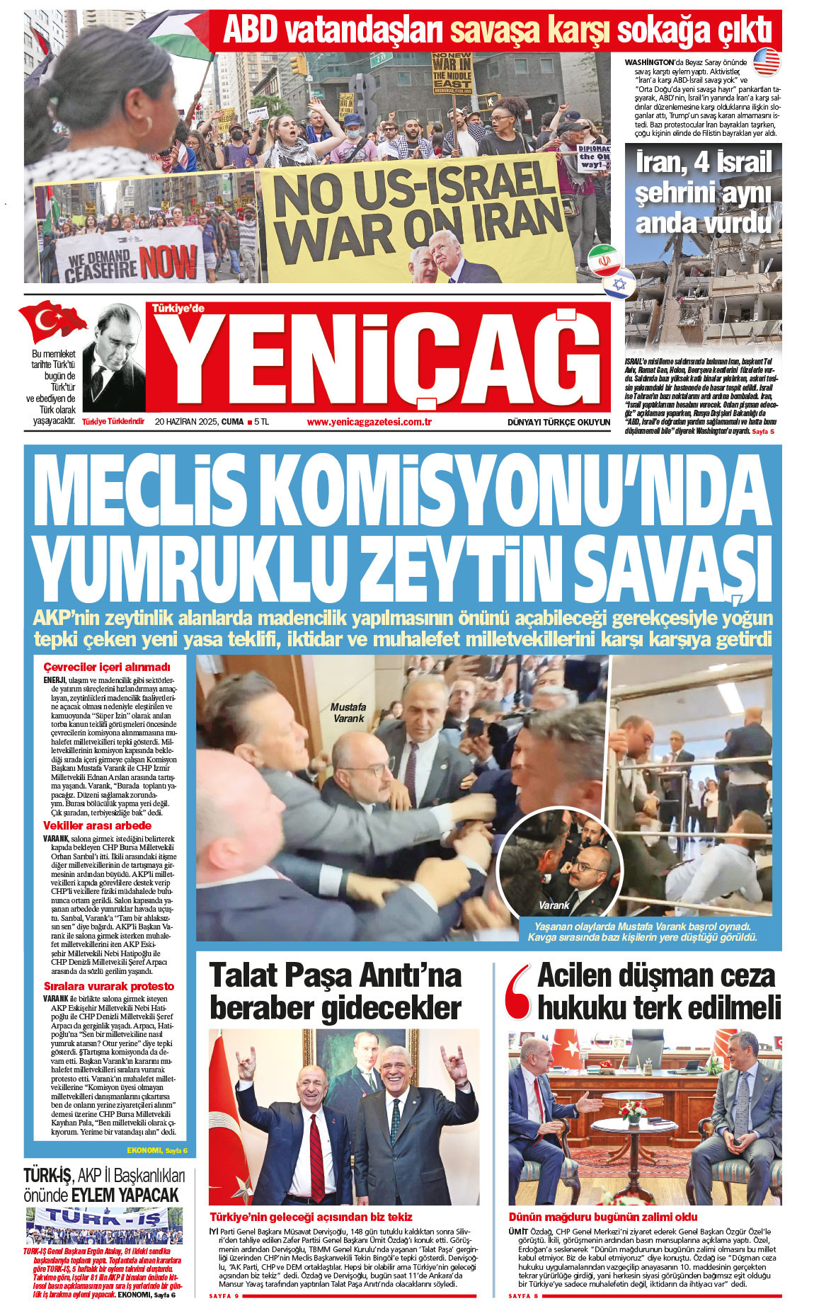 20 Haziran 2025 Cuma