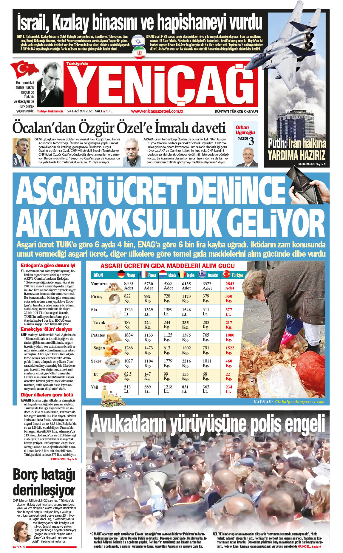 24 Haziran 2025 Salı