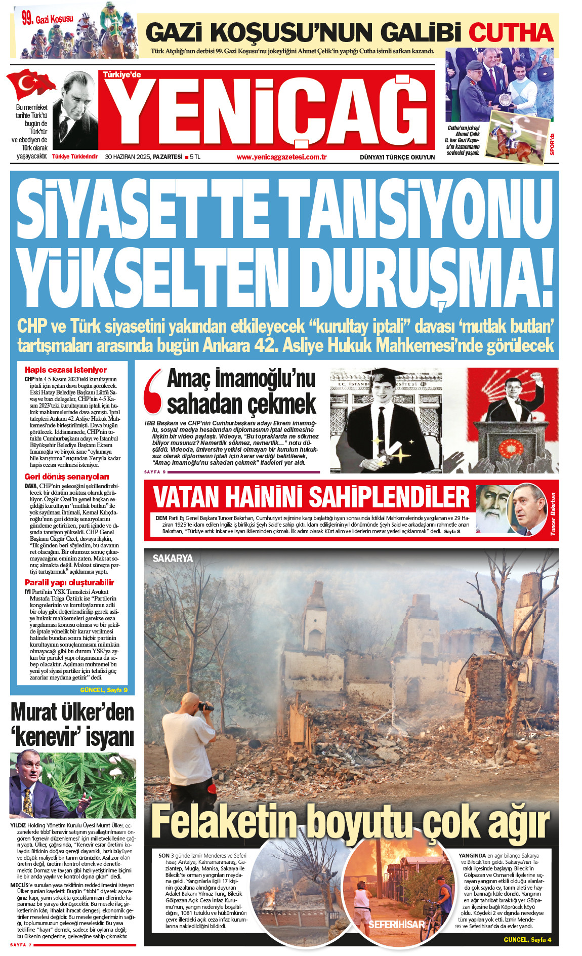 30 Haziran 2025 Pazartesi