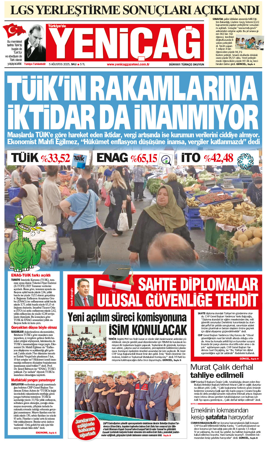 5 ağustos 2025 Salı