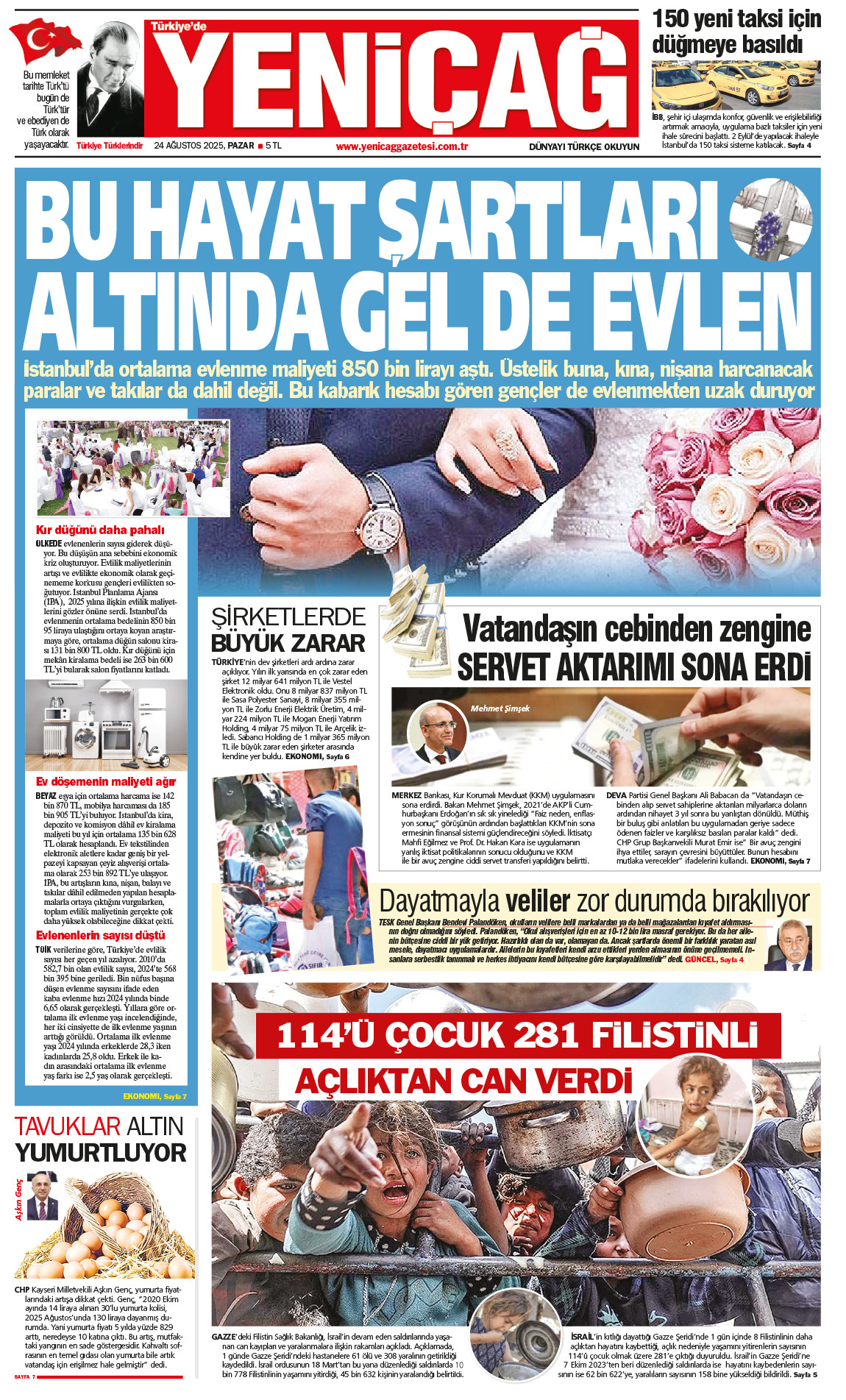 24 Ağustos 2025 Pazar