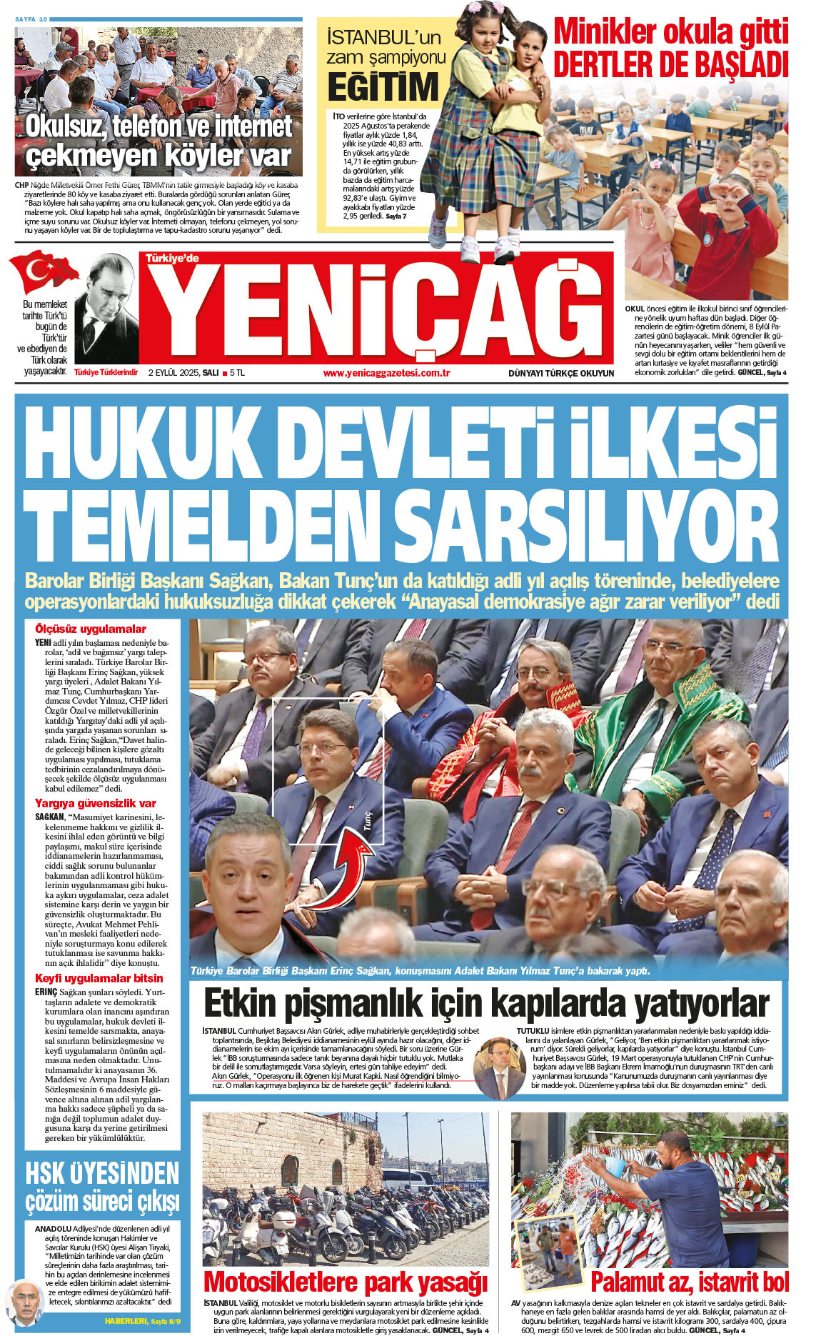 2 Eylül 2025 Salı