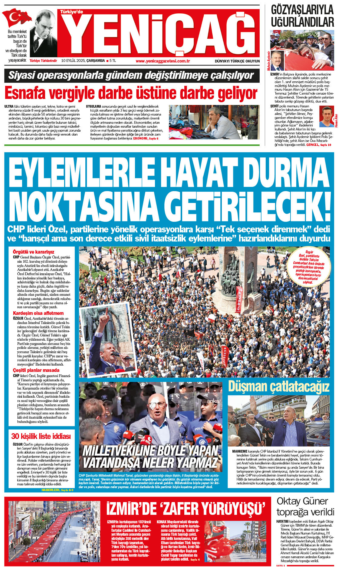 10 Eylül 2025 Çarşamba