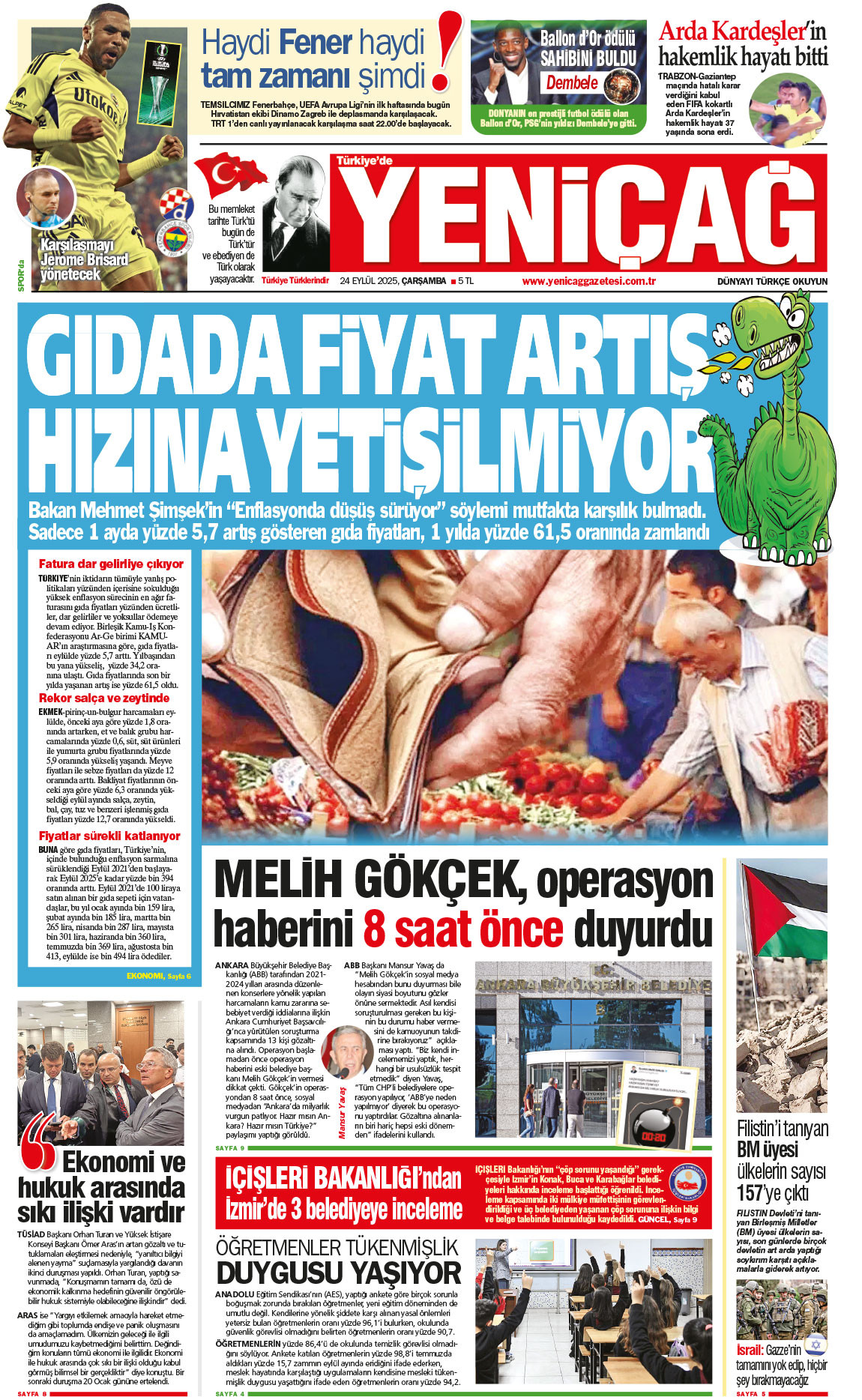 24 Eylül 2025 Çarşamba